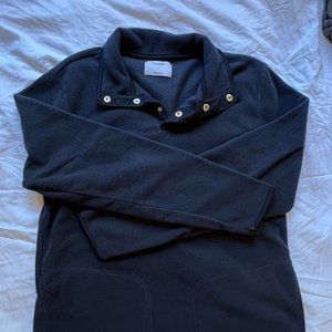 Basically NEW - Old Navy Men's Quarter Snap Pullover in Navy Blue, Size Medium